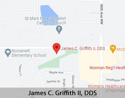 Map image for Find a Dentist in Norman, OK